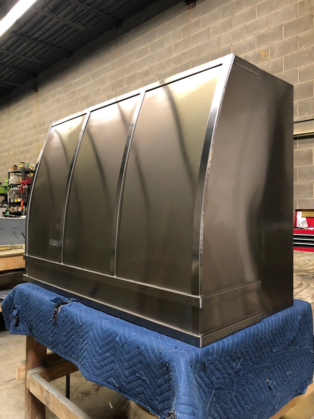 Stainless Steel Range Hood, for La Cornue Stainless Steel, Custom Metal ...