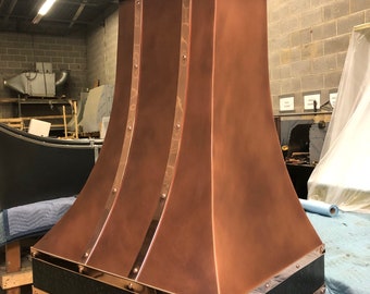 Stainless Steel Range Hood, for La Cornue Stainless Steel, custom metal hood