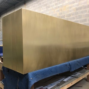 Stainless Steel Range Hood, for La Cornue Stainless Steel, custom metal hood