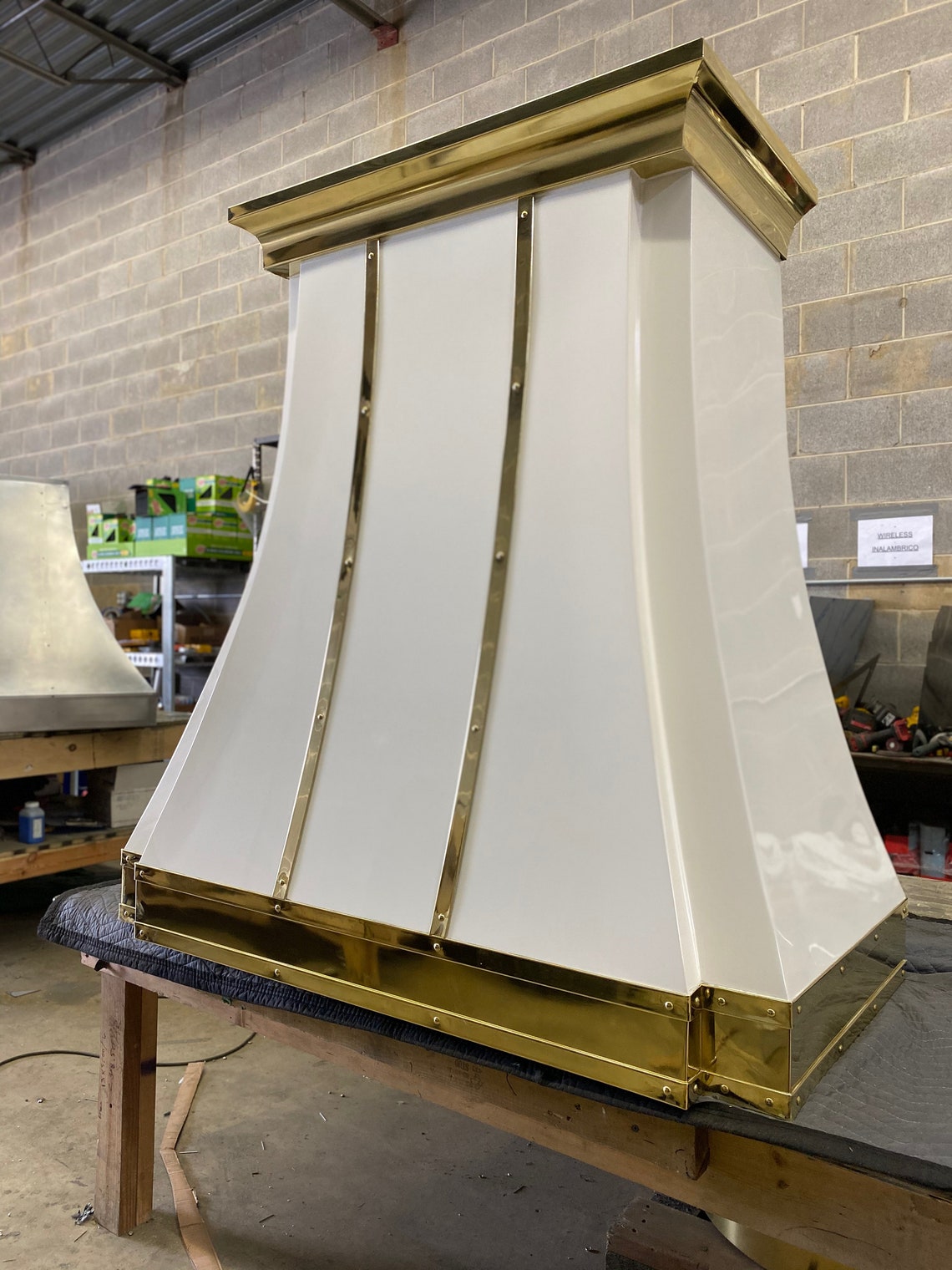 White Range Hood, Custom Kitchen Hoods, for Cafe Range Metal Vent Hoods Etsy UK