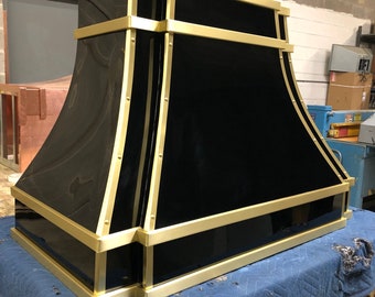 Stainless Steel Range Hood, for La Cornue Stainless Steel, custom metal hood
