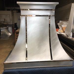 Zinc hood, custom kitchen hoods, range hoods, zinc metal