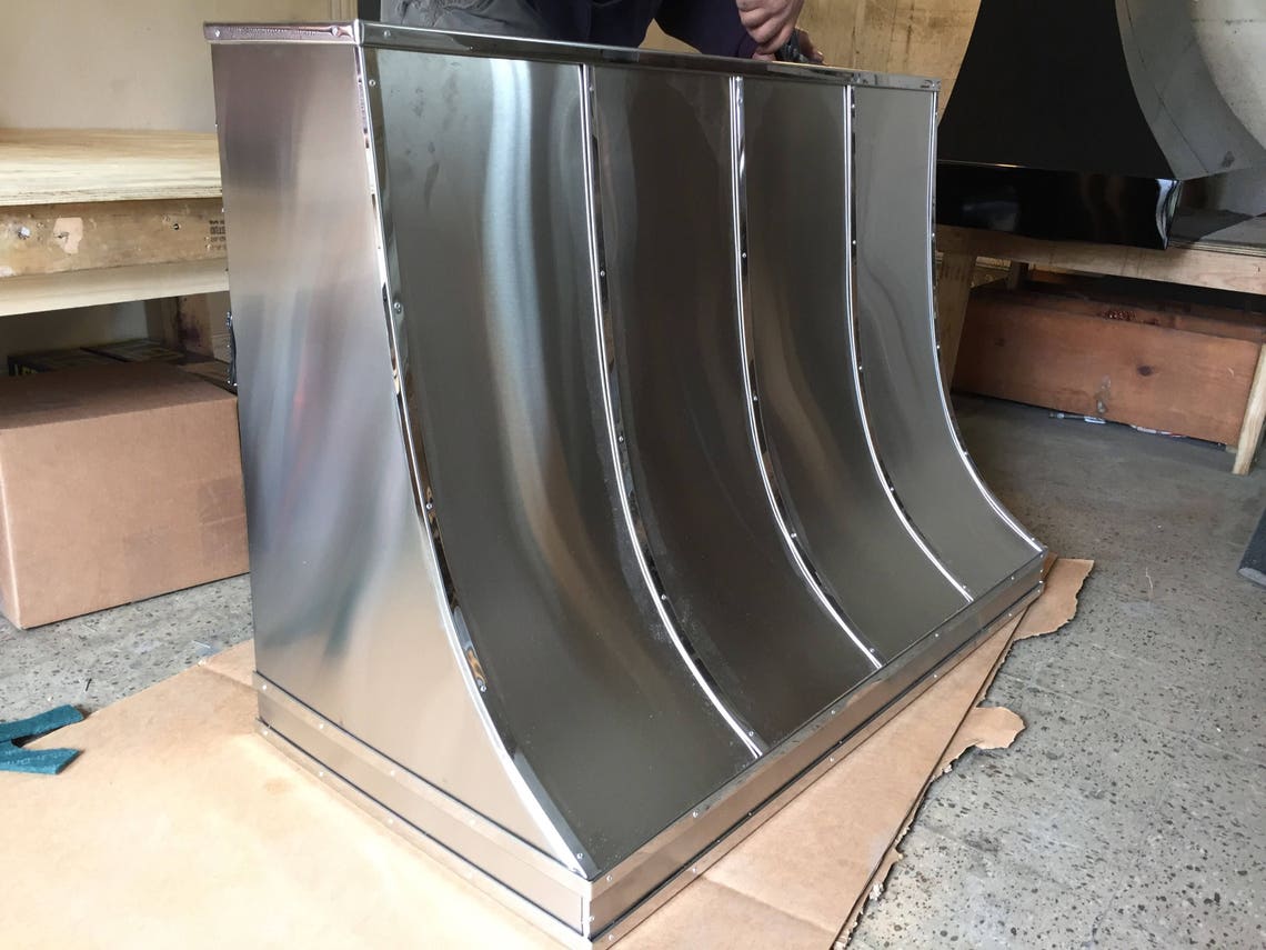 Stainless Steel Vent Hood, Custom Kitchen Hoods, Stainless Range Hood Etsy