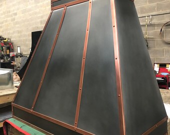 Stainless Steel Range Hood, for La Cornue Stainless Steel, custom metal hood
