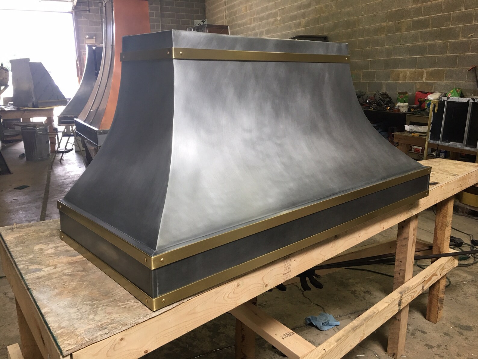 Zinc Hood, Custom Zinc Range Kitchen Hood Etsy