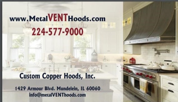 zinc range hood for sale