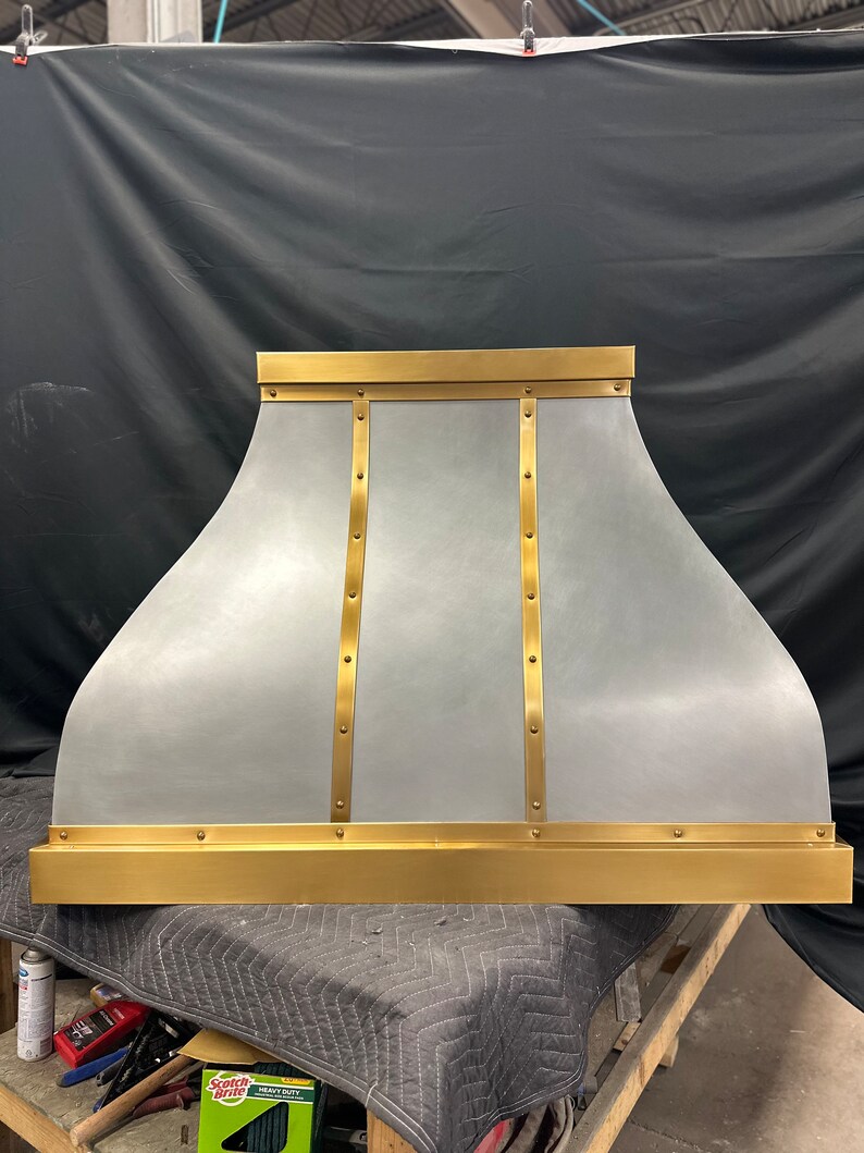 Custom Range Hoods USA Made Custom Copper Hoods, Inc. Lightmedium Zinc
