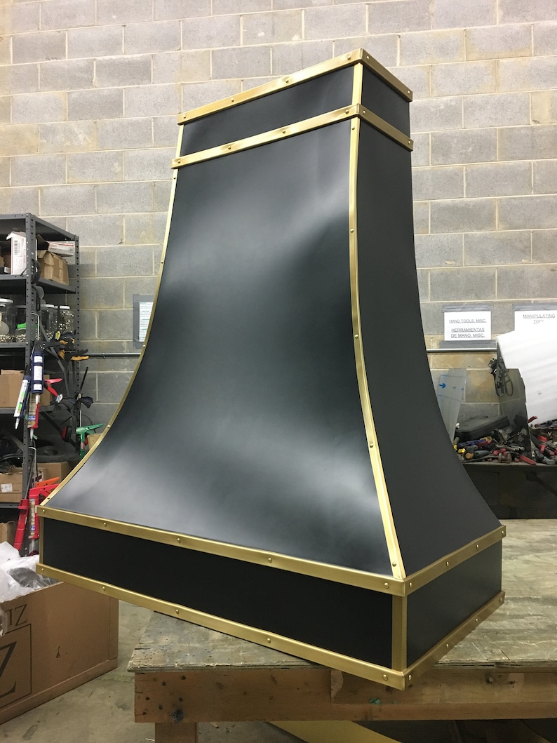 La Cornue hoods custom kitchen hoods Black range hood | Etsy