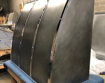 Stainless Steel Range Hood, for La Cornue Stainless Steel, custom metal hood