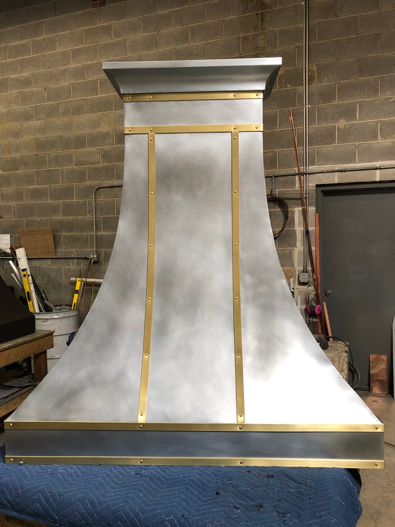 Zinc Hood, Custom Kitchen Hoods, Range Hoods, Zinc Metal Etsy