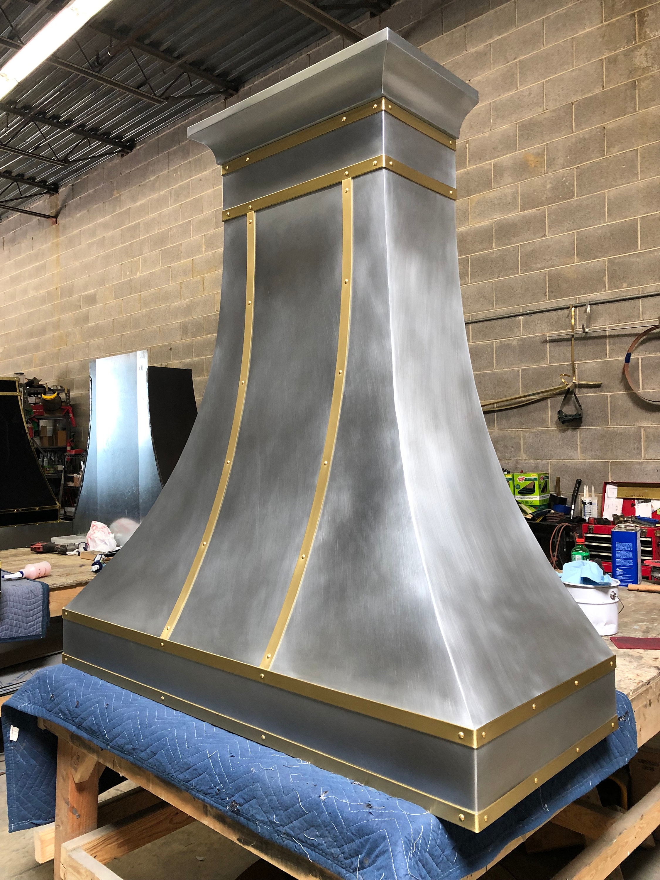 Zinc Hood, Custom Kitchen Hoods, Range Hoods, Zinc Metal Etsy