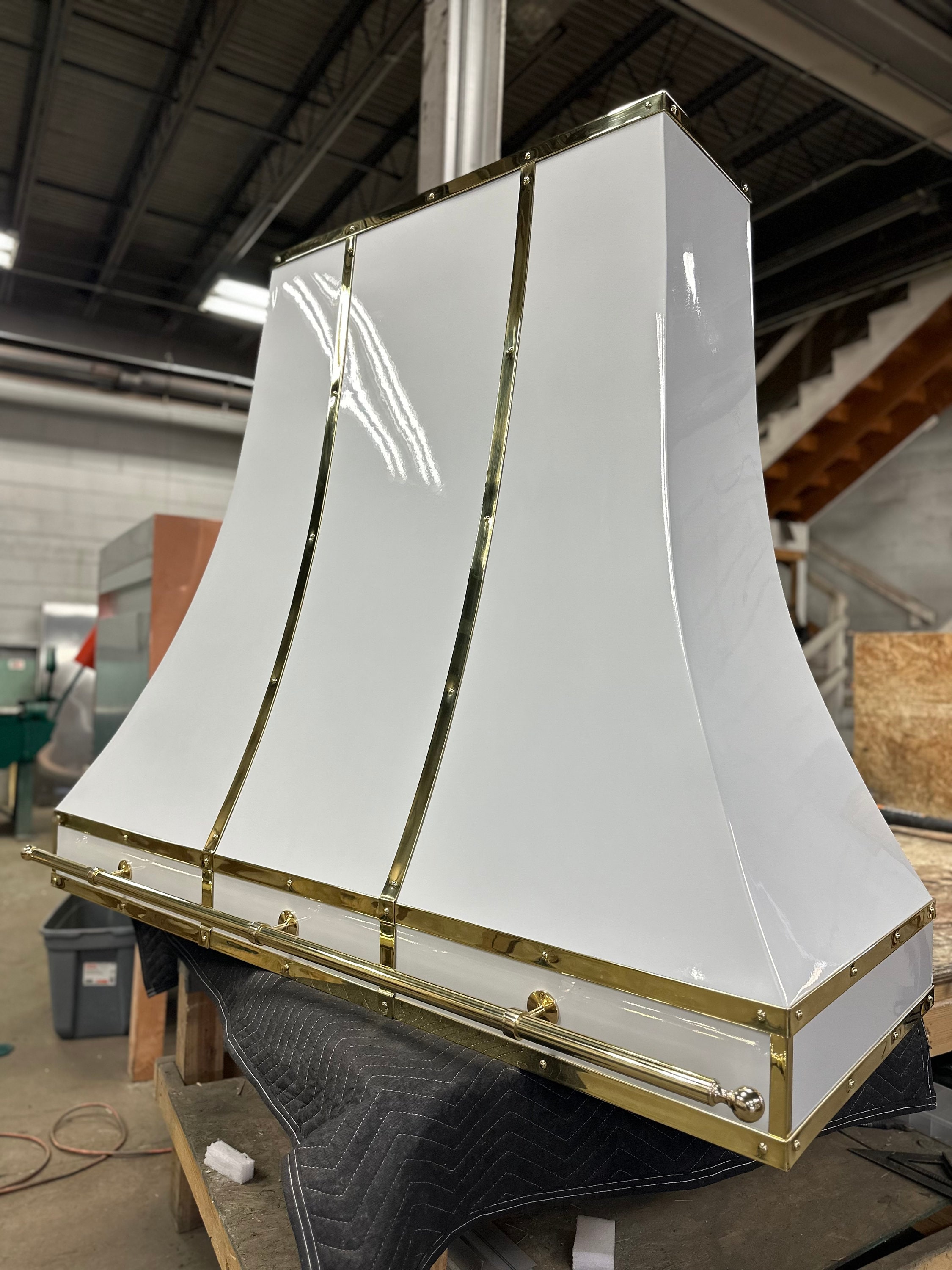 White Custom Range Kitchen Hood- Vent Included - Etsy