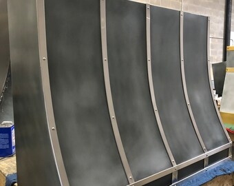 Stainless Steel Range Hood, for La Cornue Stainless Steel, custom metal hood