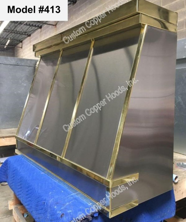 Stainless Steel Range Hood Custom Metal Hood Etsy