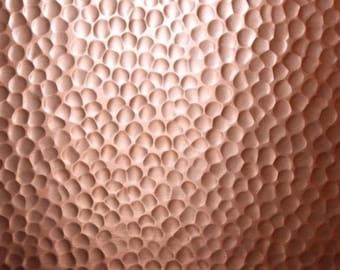 Hammered Copper Sheet 10 Foot X 9” Inch, 20 Oz Per Foot, Genuine Copper