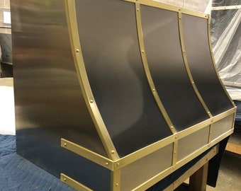 Stainless Steel Range Hood, for La Cornue Stainless Steel, custom metal hood