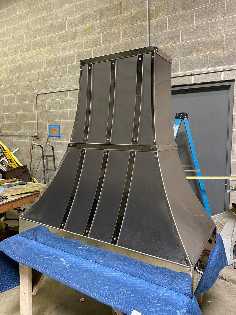 Stainless Steel Range Hood Custom Metal Hood Etsy Canada