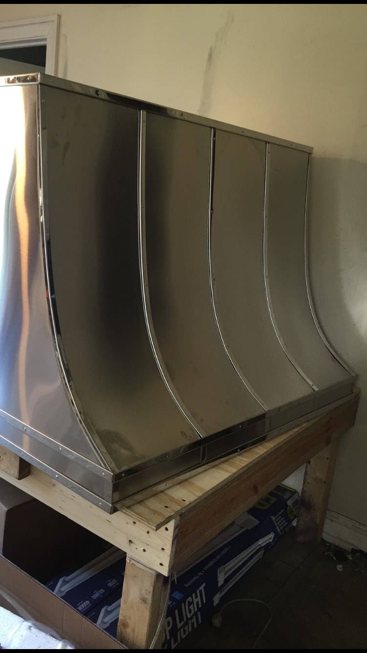Stainless Steel Vent Hood, Custom Kitchen Hoods, Stainless Range Hood