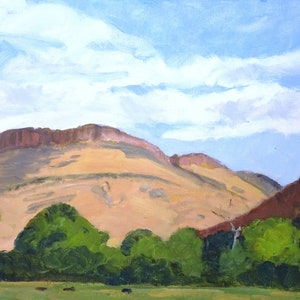 Colorado landscape oil painting, Bellevue