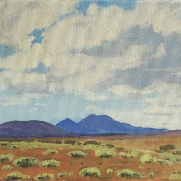 Arizona landscape oil painting southwest art western art impressionism