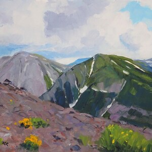 Colorado landscape oil painting southwest art western art impressionism