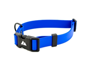 ECO Adjustable BioThane Dog Collar, 1" Dog Collar, Flexible, Strong, Waterproof