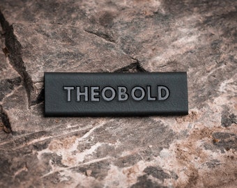 Name Engraving, Permanent Name Stamp for BioThane Leashes and Tugs