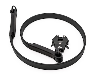 Professional Sewn BioThane® Waist Lead, Short Attachment Leash