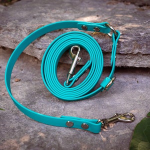 Small Dog Tiny Hands-Free BioThane® Adjustable Leash, Cross-Body Dog Leash, Hip Leash