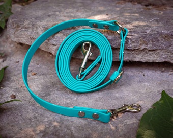 Small Dog BioThane Hands-Free Leash, Adjustable Crossbody Leash