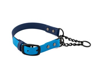 Adjustable BioThane Martingale Dog Collar: Waterproof Training Collar