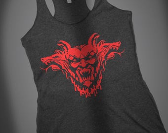 Koszulka Dracula Racerback | Moda gotycka | Koszulka gotycka | Gotycki | Grunge | Alternatywa | Straszny