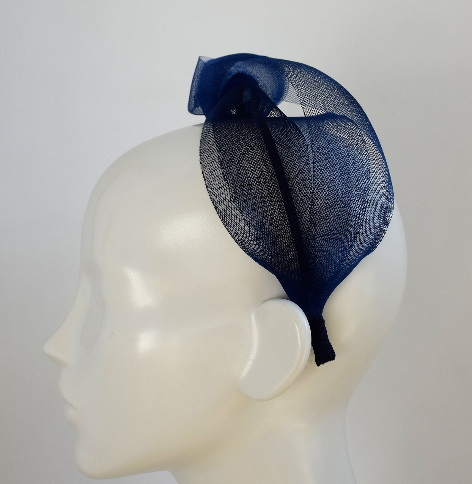 Navy Blue Turban Headband Navy Blue Halo Headband Navy Etsy UK
