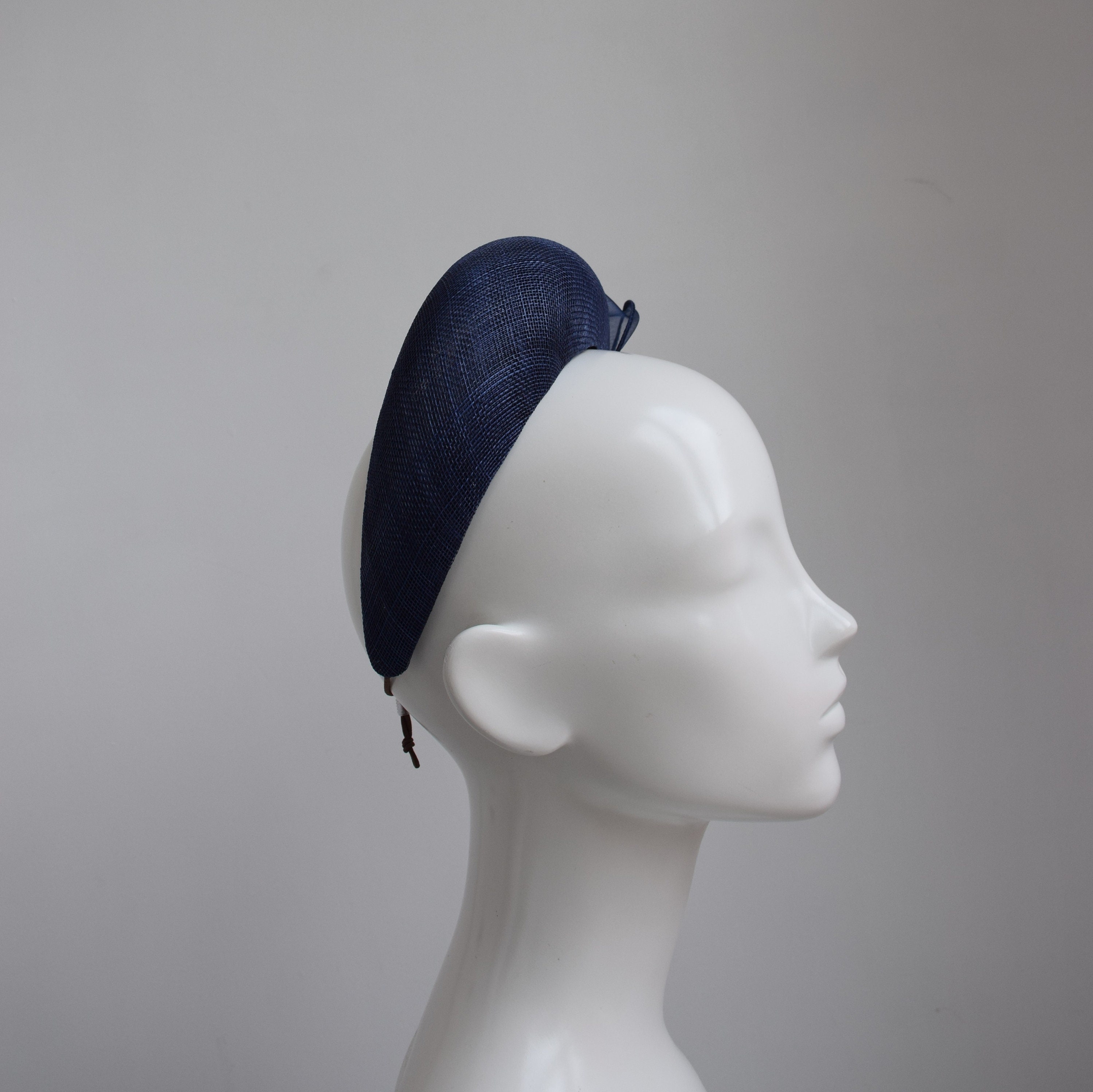 Navy Blue Halo Crown Navy Halo Headband Navy Blue Wedding Etsy