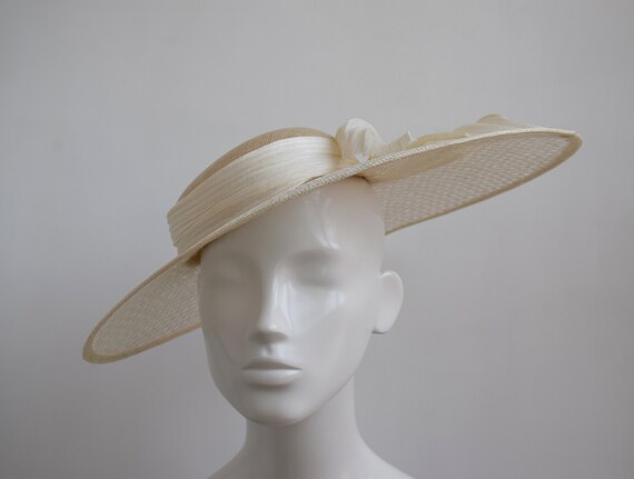 large brimmed wedding hats