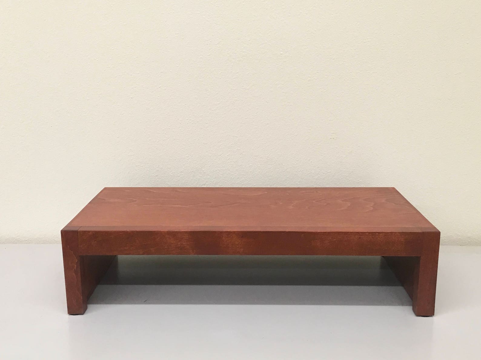 Custom TV Riser/Monitor Riser Stand in Alder Wood by ideas to Etsy