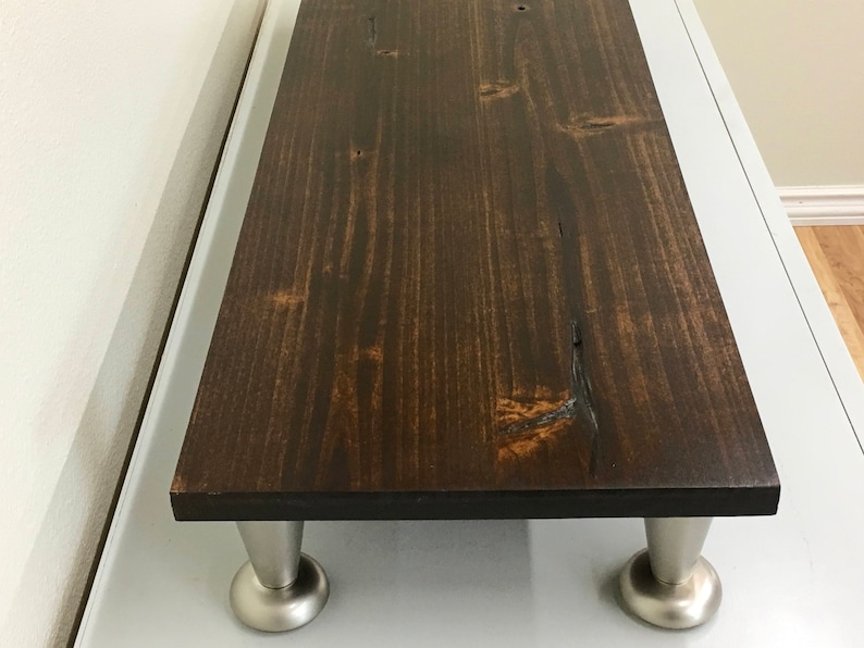 Rustic TV Riser/monitor Riser Stand Pillar Legs in Modern Etsy