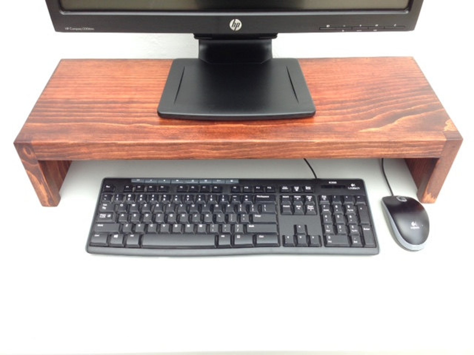 26 Computer Monitor Riser Solid Pine Wood by Ideas to Etsy