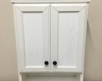 Over the toilet Alder Bathroom Vanity/Medicine Cabinet Traditional Style in Alder Wood by Ideas to Home