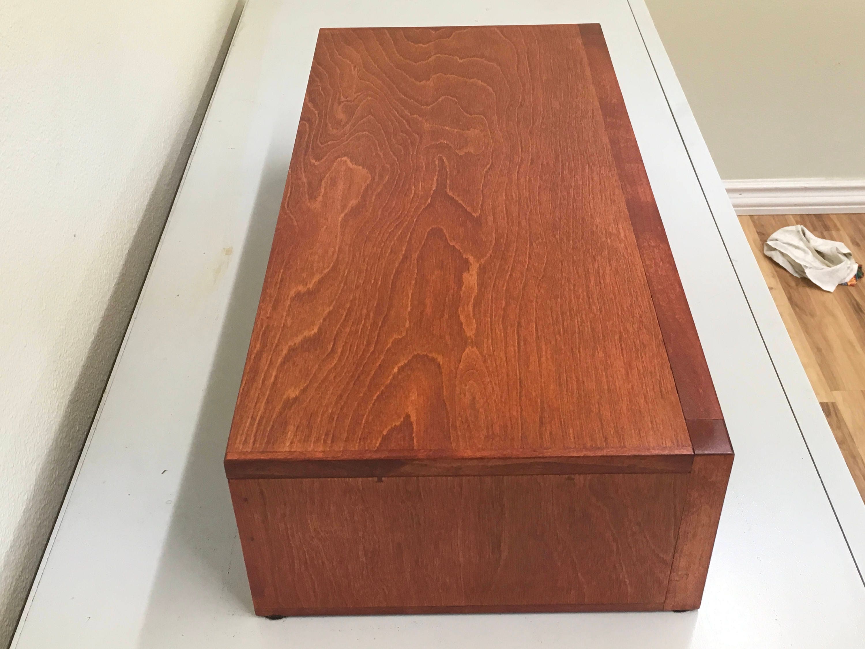 Handcrafted Alder Wood TV Monitor Riser – Modern Mission Style Desk ...