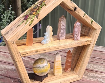 Gum Tree Crystal/Altar/oils Shelf