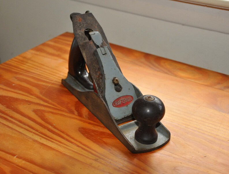 Craftsman 409 Hand Plane Vintage Wood Hand Plane Etsy