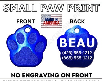 Dog ID Name Tag, Pet Tag For Dogs, Small Dog Tag, Pink, Personalized Dog Tag, Custom Dog Tag, Dog Collar Tag, Pet ID Tag, Cute Pet Tag