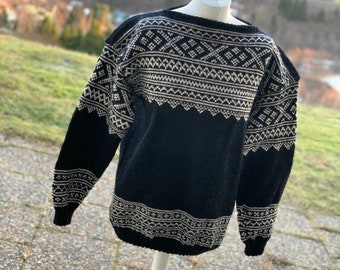 Traditional handknit sweater