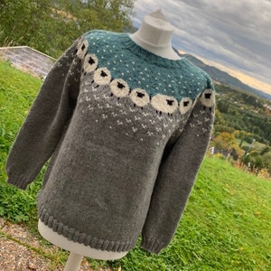 Womens handknit sweater