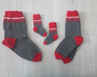 Handknit socks - family pack or individual