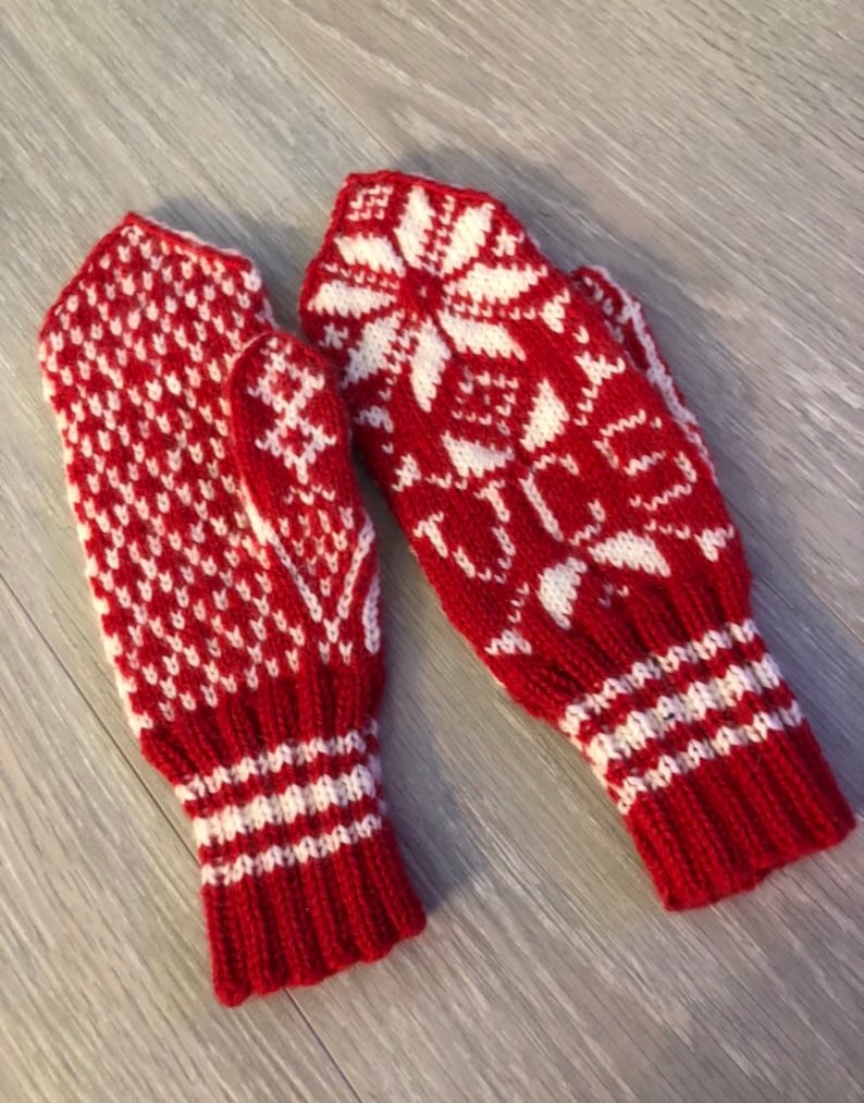 Personalized Selbu Mittens Etsy