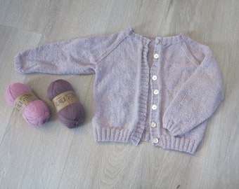 Handknit kids jacket