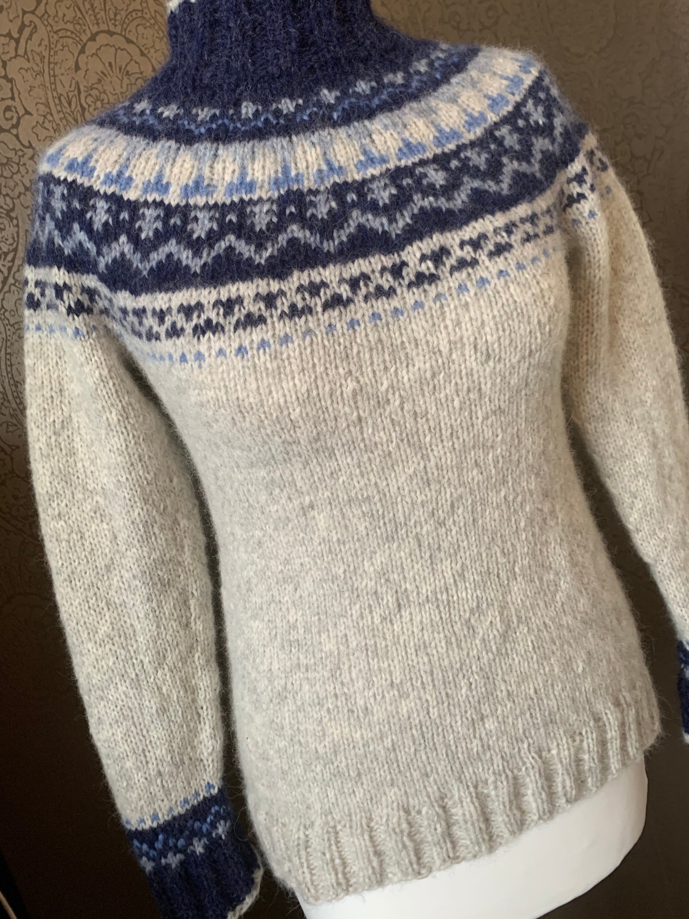 Handknit womans sweater | Etsy