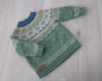 Handknit Kids sweater